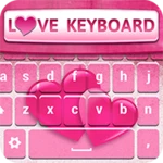 love keyboard theme android application logo